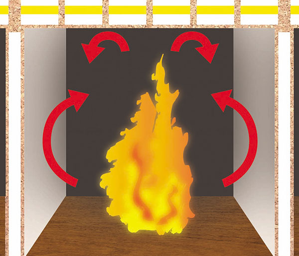 ［耐火性］火に強い木とファイアストップ構造で火災に対抗